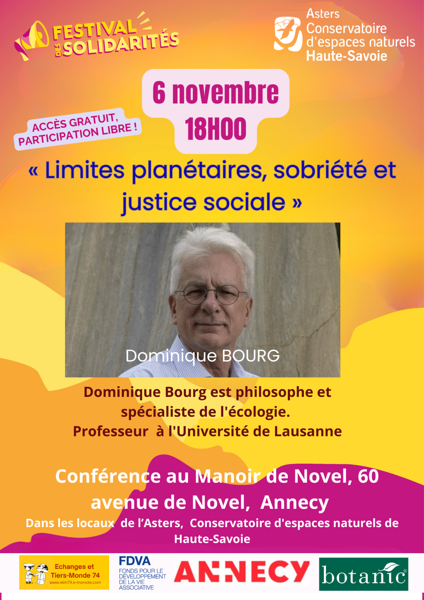 Affiche conf du 6 nov