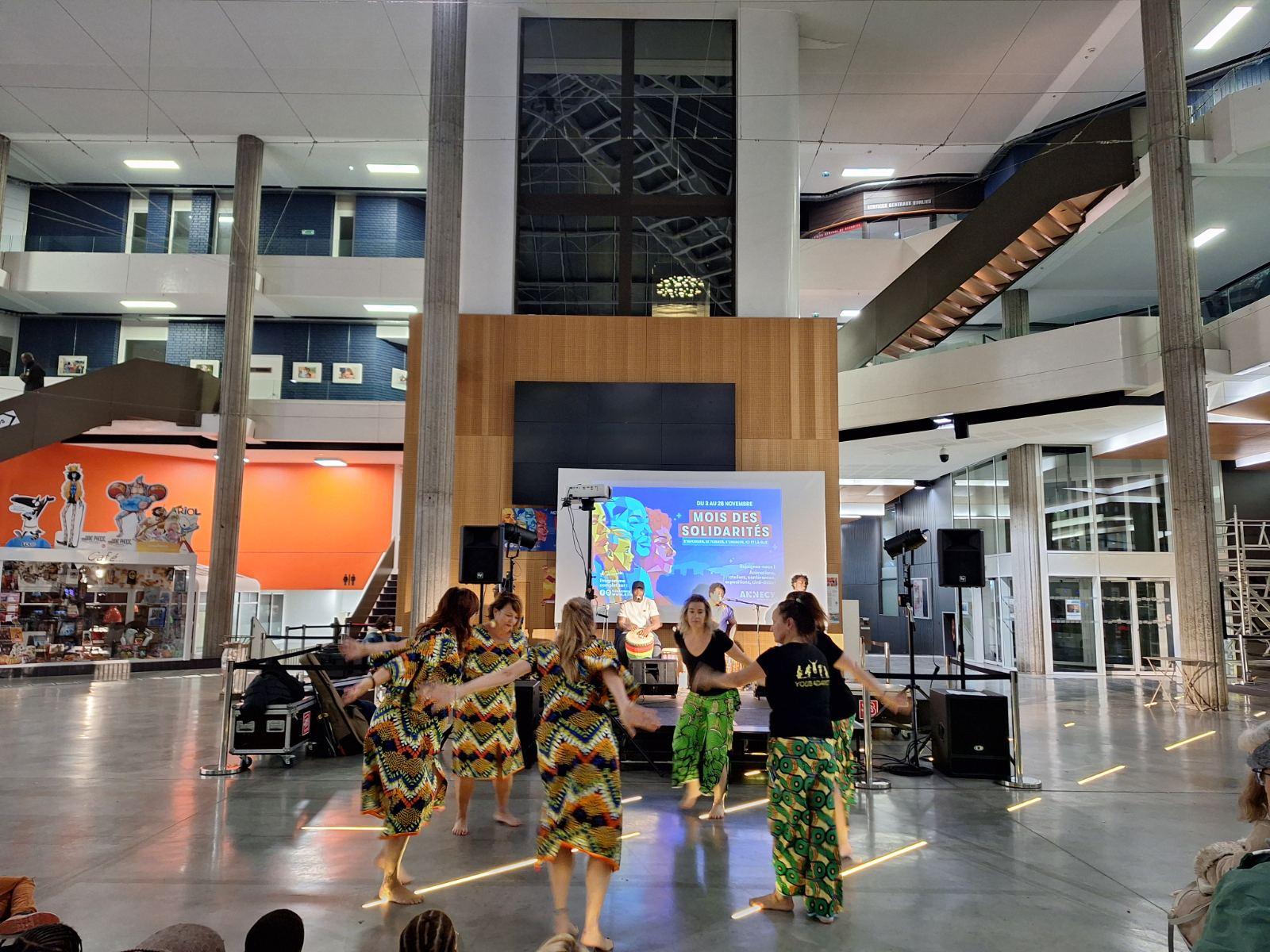 Spectacle de danse au festival