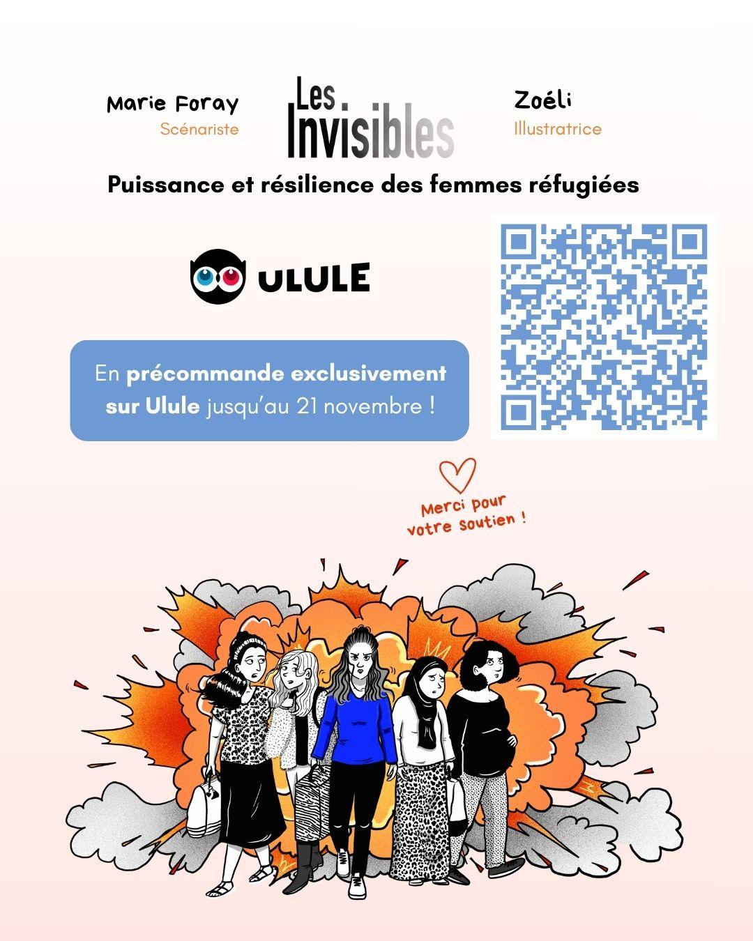 Projet BD les invisibles cagnotte Ulule